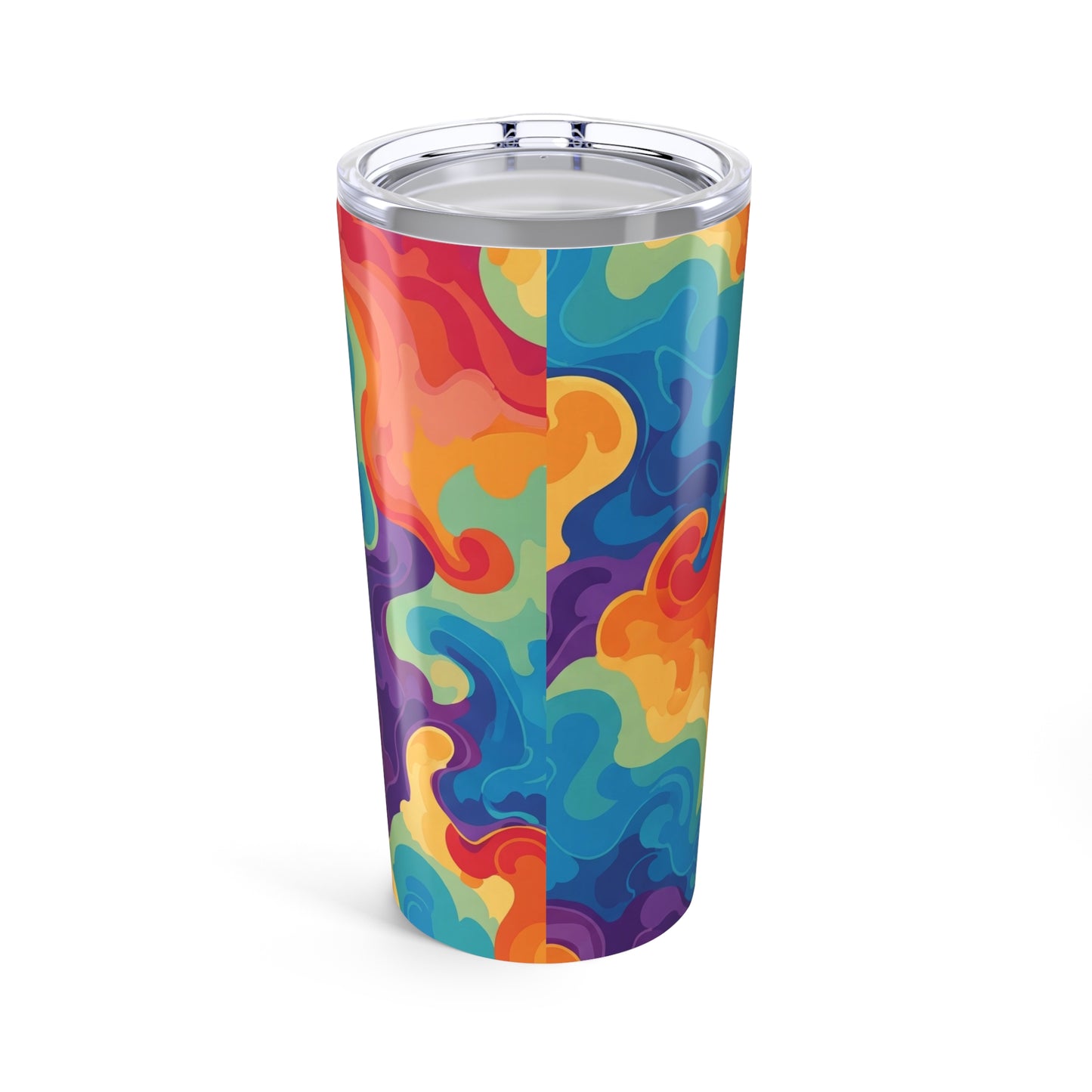 20oz Stainless Steel Tumbler Double Wall Vacuum Insulation Spill Resistant Thermal Printed Travel Mug Hot Or Cold