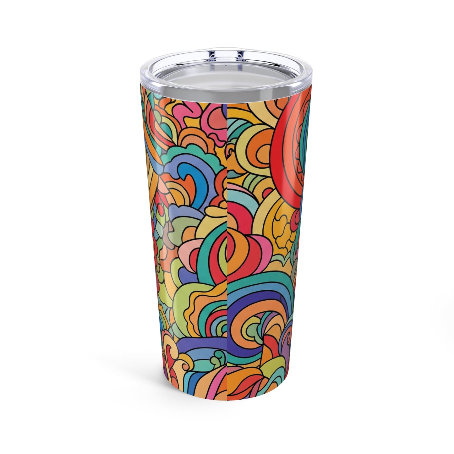 20oz Stainless Steel Tumbler With Vacuum Insulation And Double Wall Leak Proof Travel Mug Printed Hot And Cold