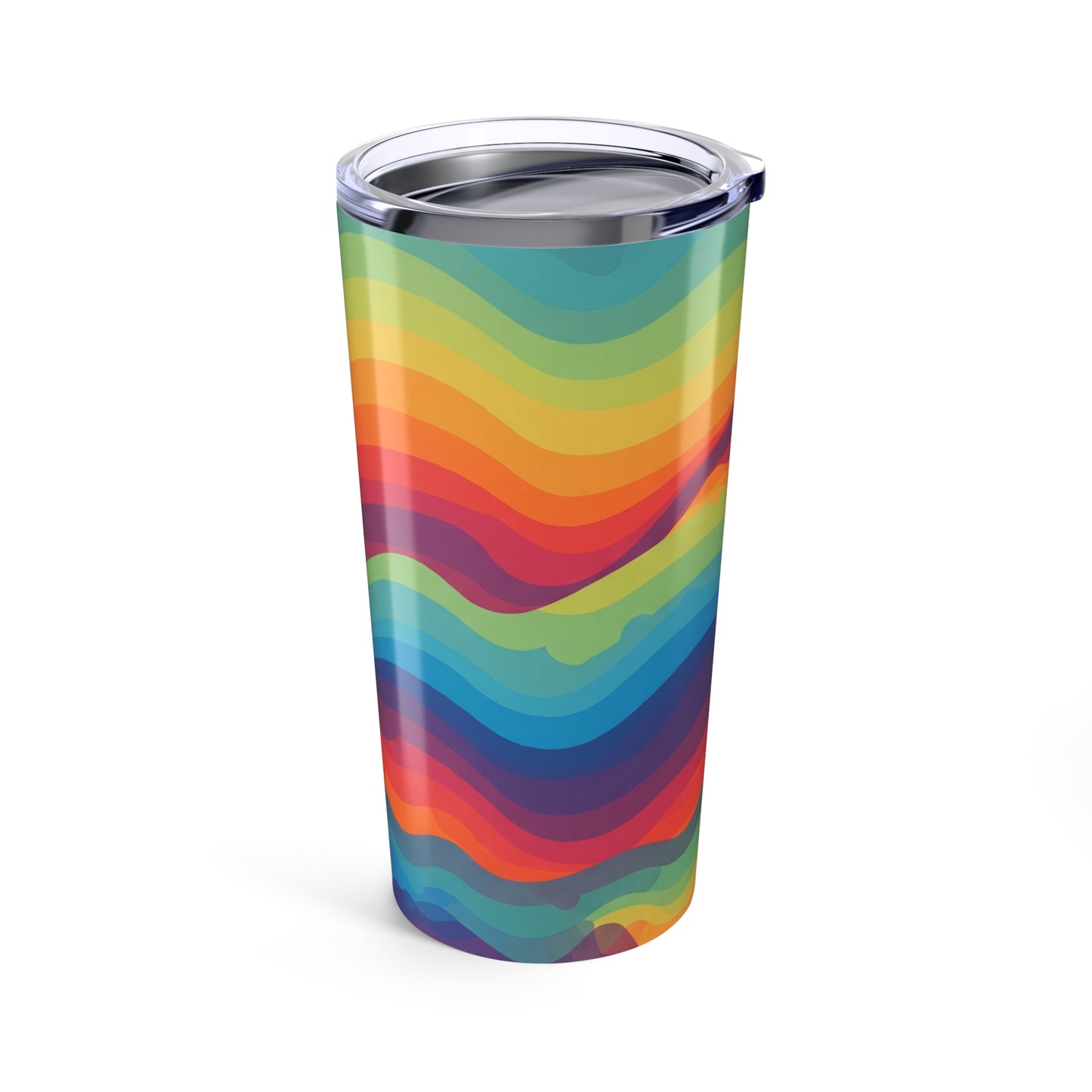 20 Oz Stainless Steel Printed Tumbler Double Wall Vacuum Insulated Spill Resistant Thermal Travel Mug With Lid BPA