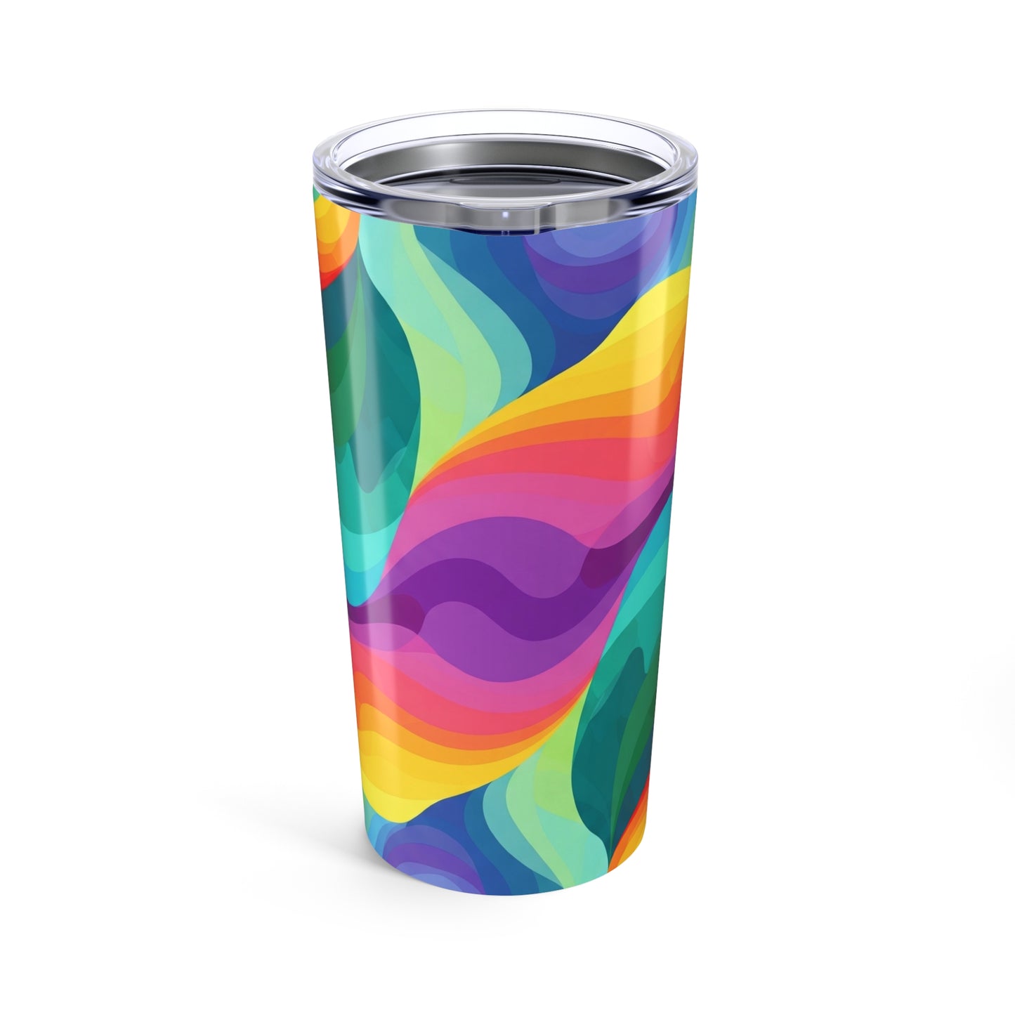 20oz Stainless Steel Tumbler With Printed Artwork Double Wall Vacuum Insulation Keeps Beverages Hot Or Cold Daily