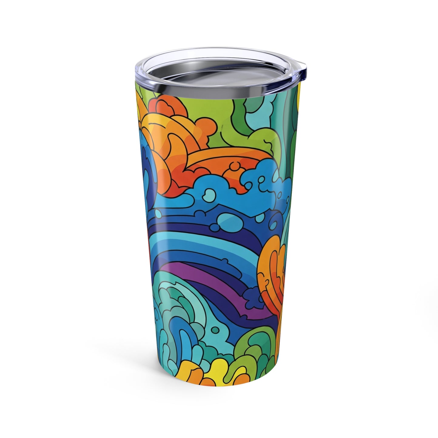 20oz Stainless Steel Tumbler With Double Wall Vacuum Insulation Spill Resistant Thermal Travel Mug For Everyday Use