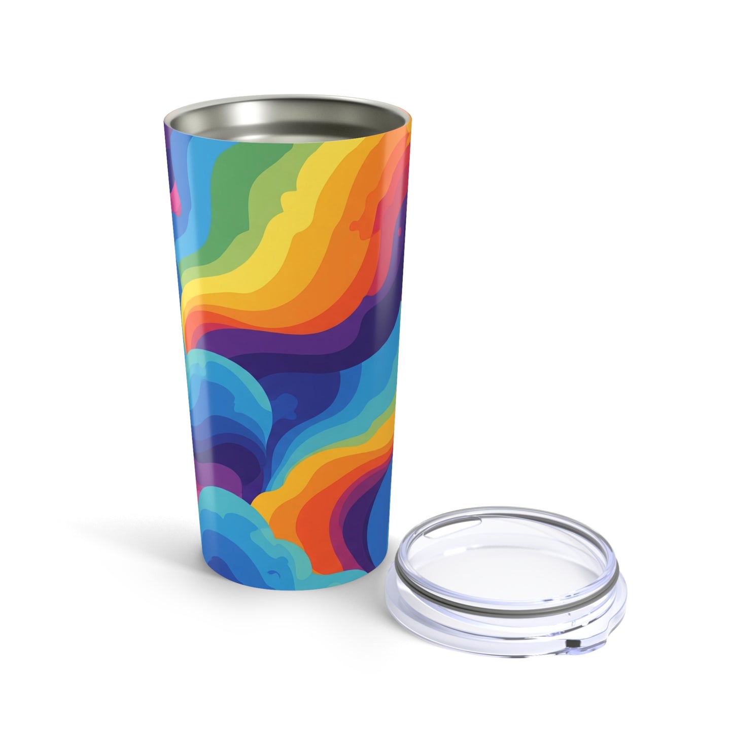 20 Oz Stainless Steel Tumbler With Double Wall Vacuum Insulation Spill Resistant Durable Travel Mug With Lid