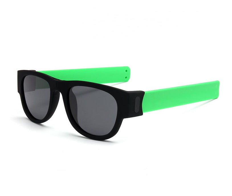 Folding Bracelet Sunglasses Polarized Resin Lenses UV400 Protection For Men Women Sports Fashion Riding Unisex