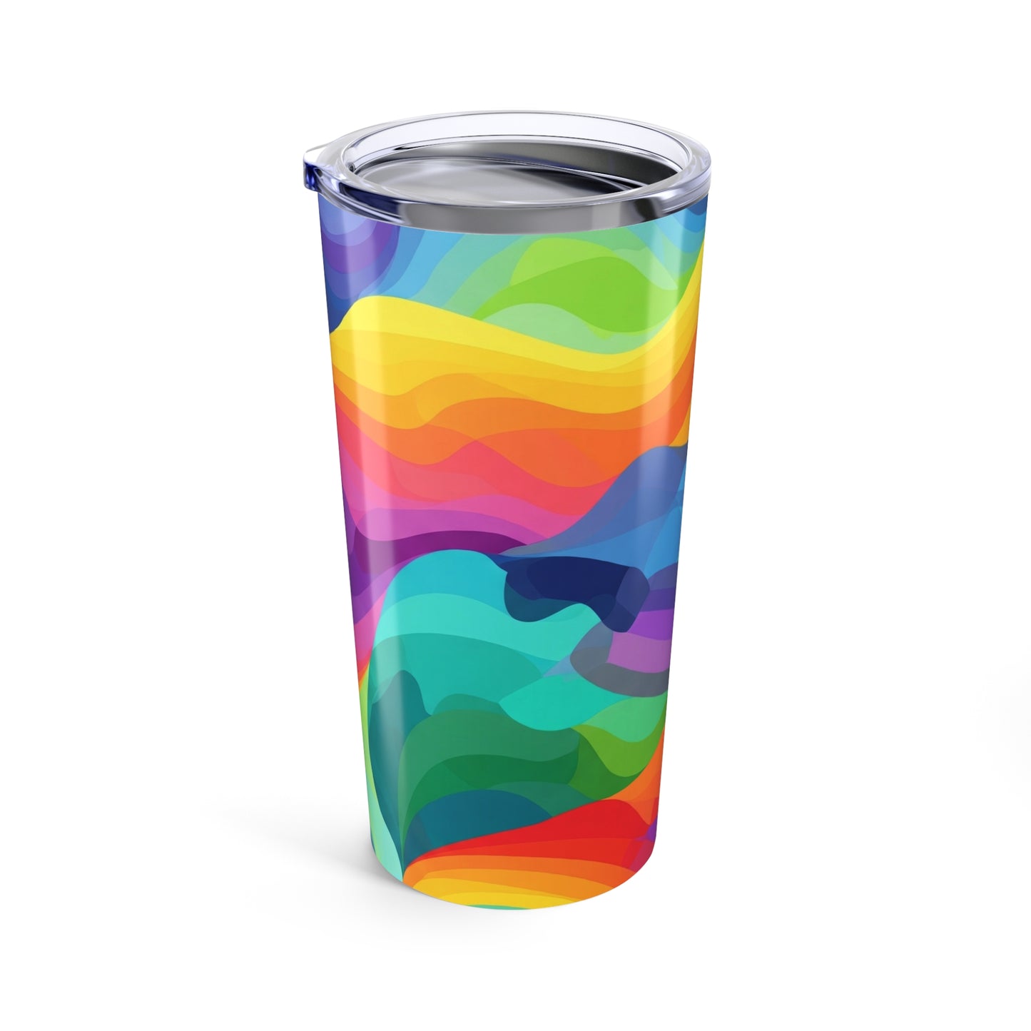 20oz Stainless Steel Tumbler With Printed Artwork Double Wall Vacuum Insulation Keeps Beverages Hot Or Cold Daily