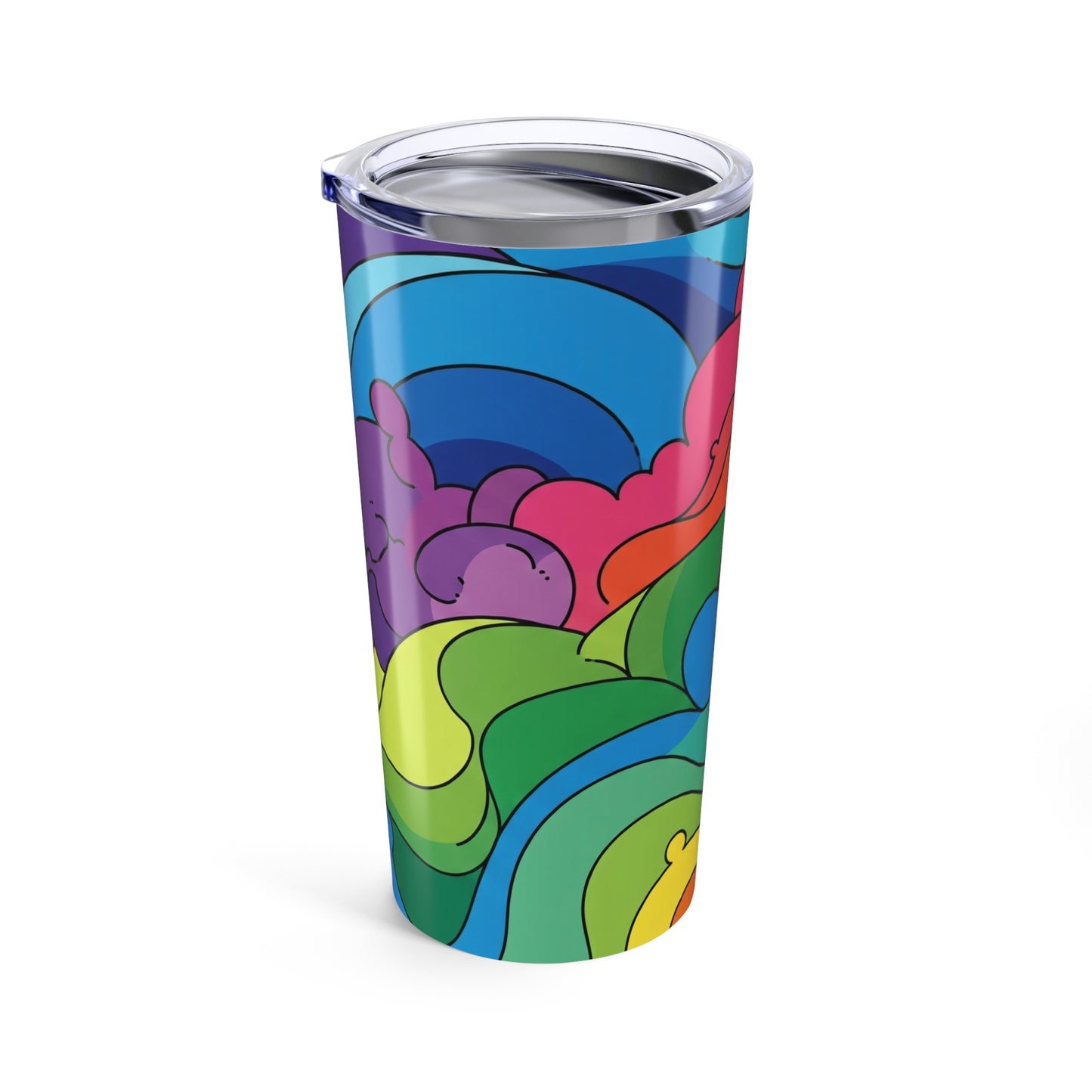 20oz Stainless Steel Tumbler With Double Wall Vacuum Insulation Travel Mug Spill Resistant For Hot And Cold