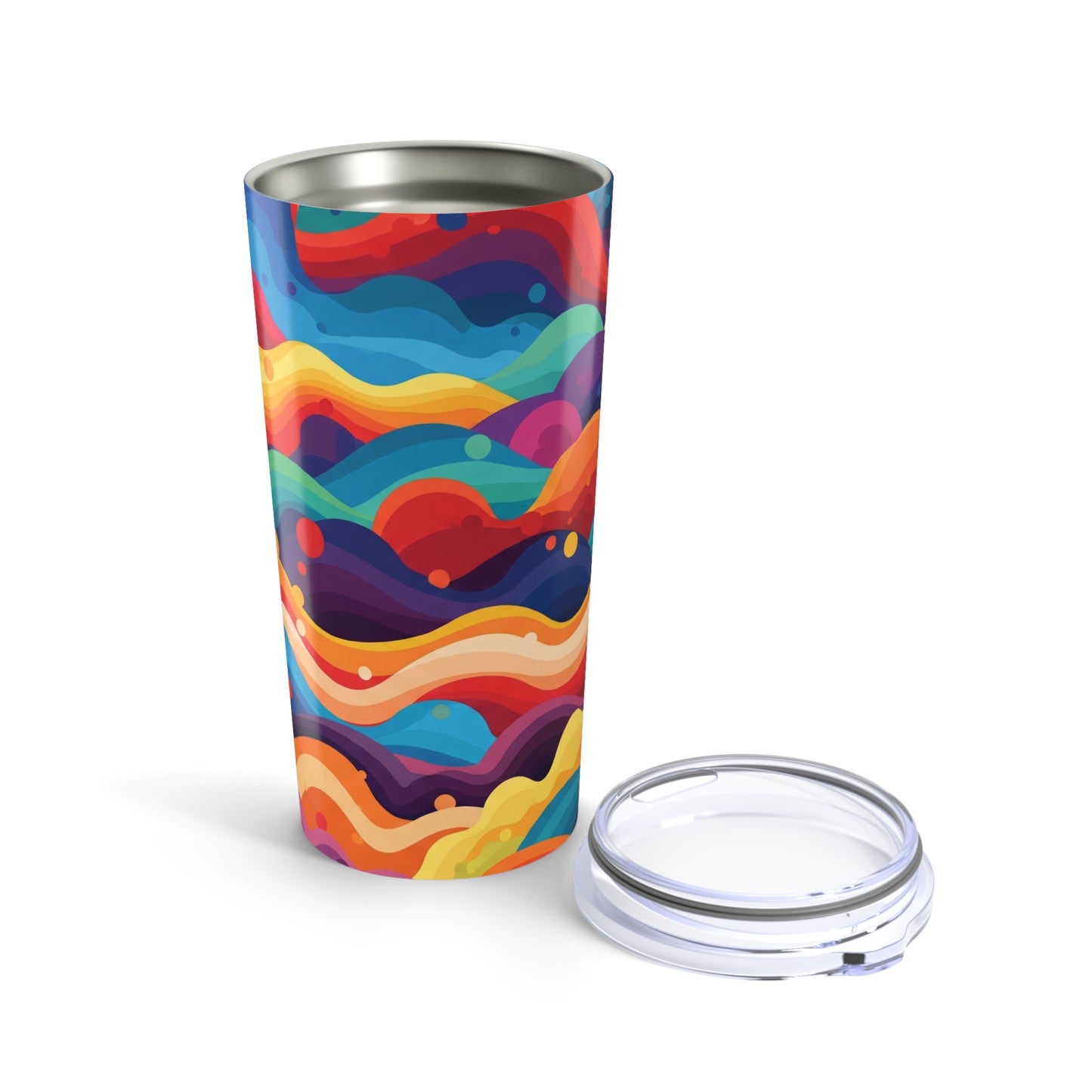 20 Oz Steel Tumbler With Double Wall Insulation Leak Proof Lid For Hot Or Cold Beverages Safe Drinkware For Office