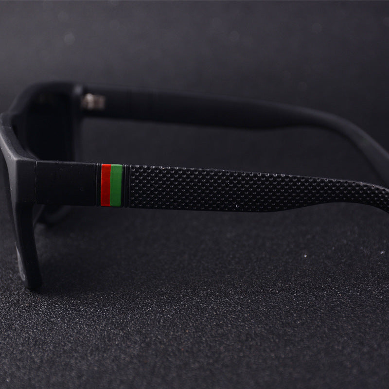 Mens Polarized Sunglasses For Driving Sports And Fishing Plastic Frame Resin Lens Eye Protection For Cycling Gear