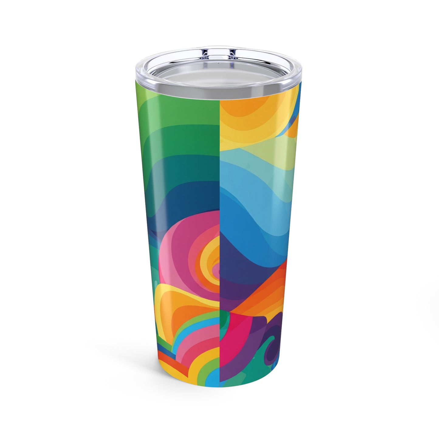 20oz Stainless Steel Tumbler With Vacuum Insulation Spill Resistant For Hot Or Cold Beverages Travel Mug Printed