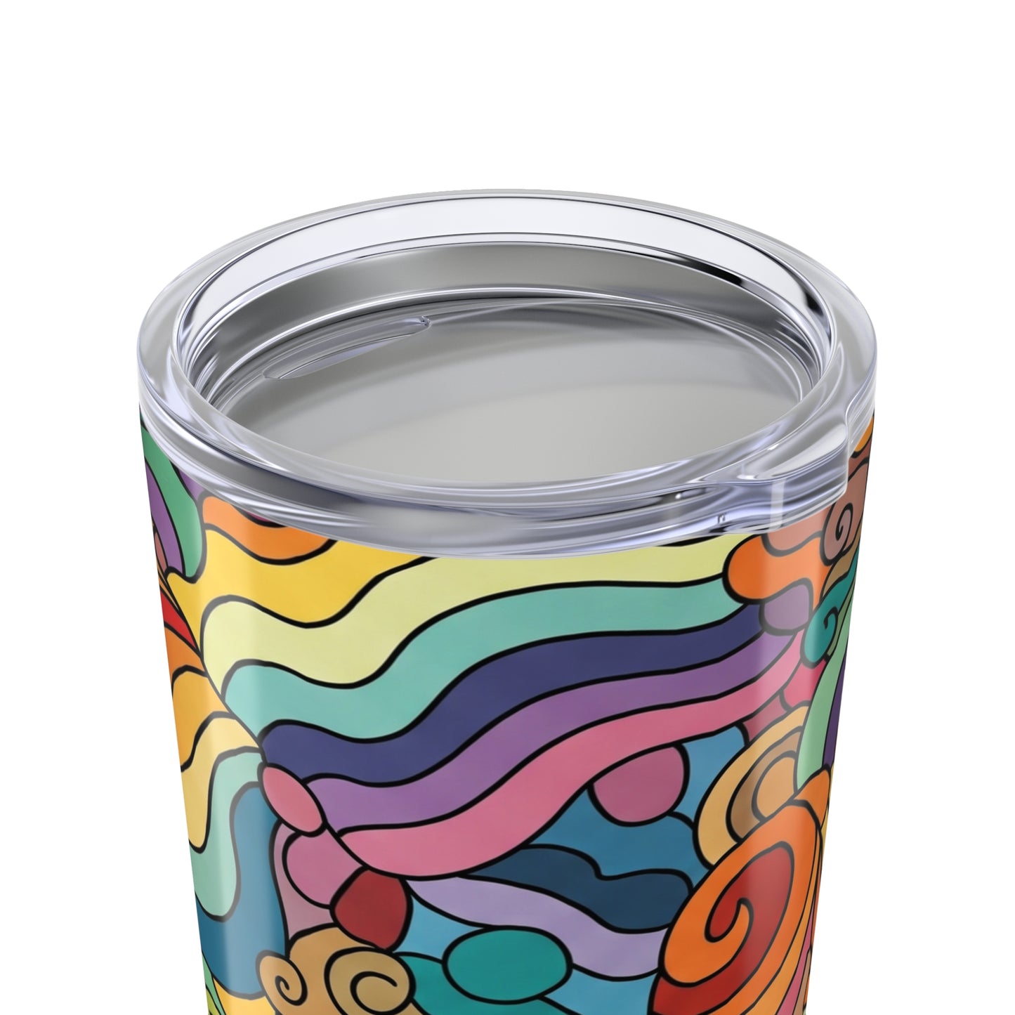20oz Stainless Steel Tumbler With Double Wall Insulation And Spill Resistant Travel Mug For Hot Or Cold Drinks