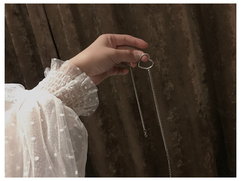 Mother Of Pearl Necklace With Alloy Chain Elegant Pendant And Sparkling Gems Individually Packed Jewelry Gift Gems