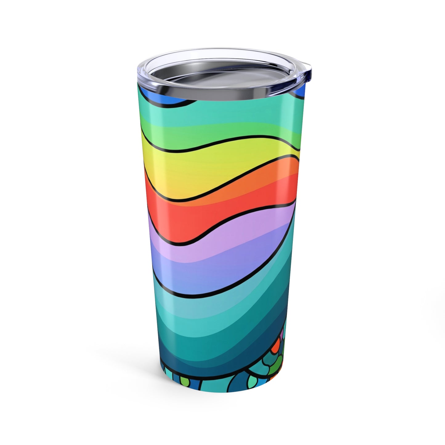 20oz Stainless Steel Tumbler With Double Wall Vacuum Insulation Leak Proof Travel Mug For Hot Or Cold Beverages