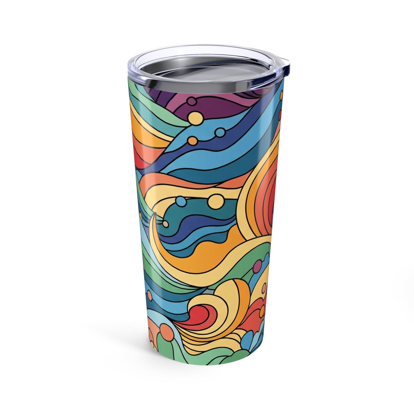 20 Ounce Stainless Steel Tumbler With Double Wall Vacuum Insulation Spill Resistant Design For Hot And Cold