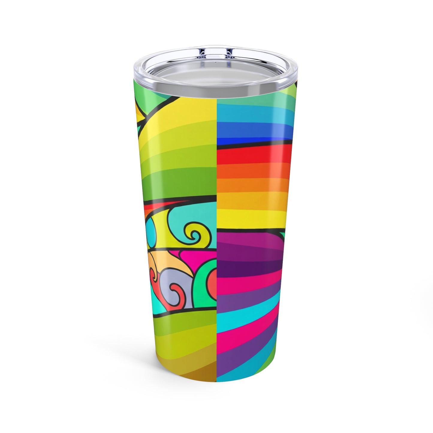 20oz Stainless Steel Tumbler With Double Wall Vacuum Insulation Leak Proof Printed Travel Mug With Lids Dishwasher