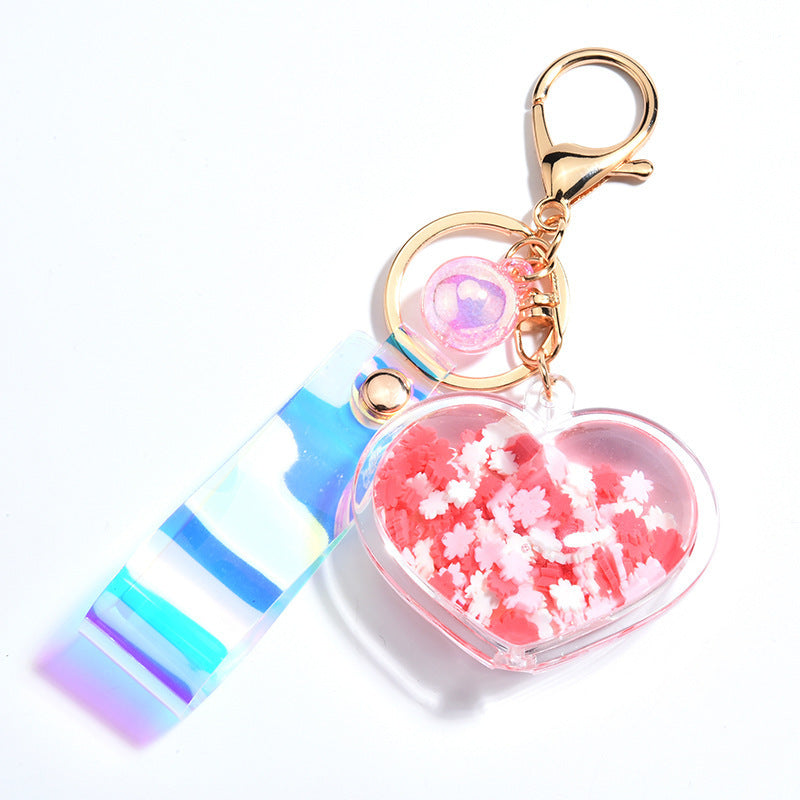 Heart Keychain Peach Heart Design Zinc Alloy Keyring For Keys And Bags Fashion Accessory Cute Durable Portable Keychain