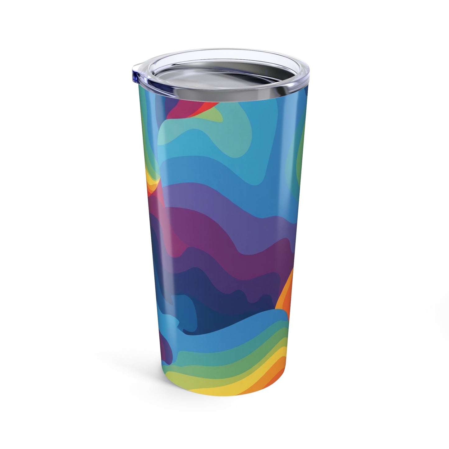 Twenty Ounce Steel Travel Mug With Double Wall Vacuum Insulation Leak Proof For Hot Or Cold Beverages Printed