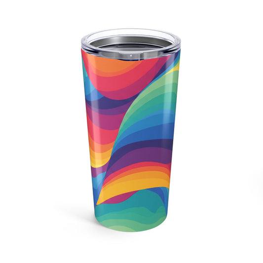 20oz Stainless Steel Printed Tumbler With Double Wall Vacuum Insulation Spill Resistant Coffee Travel Cup With Lid