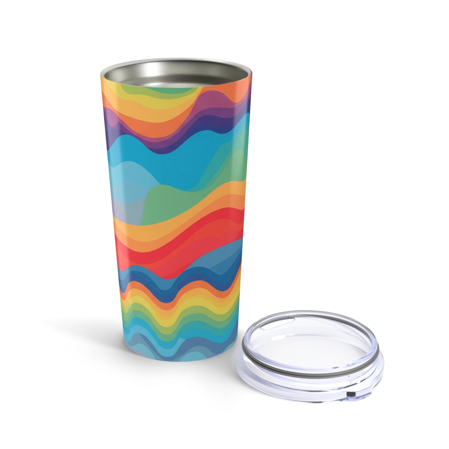 20 Ounce Stainless Steel Tumbler With Double Wall Vacuum Insulation Leak Proof BPA Free Design Hot Cold Travel Mug