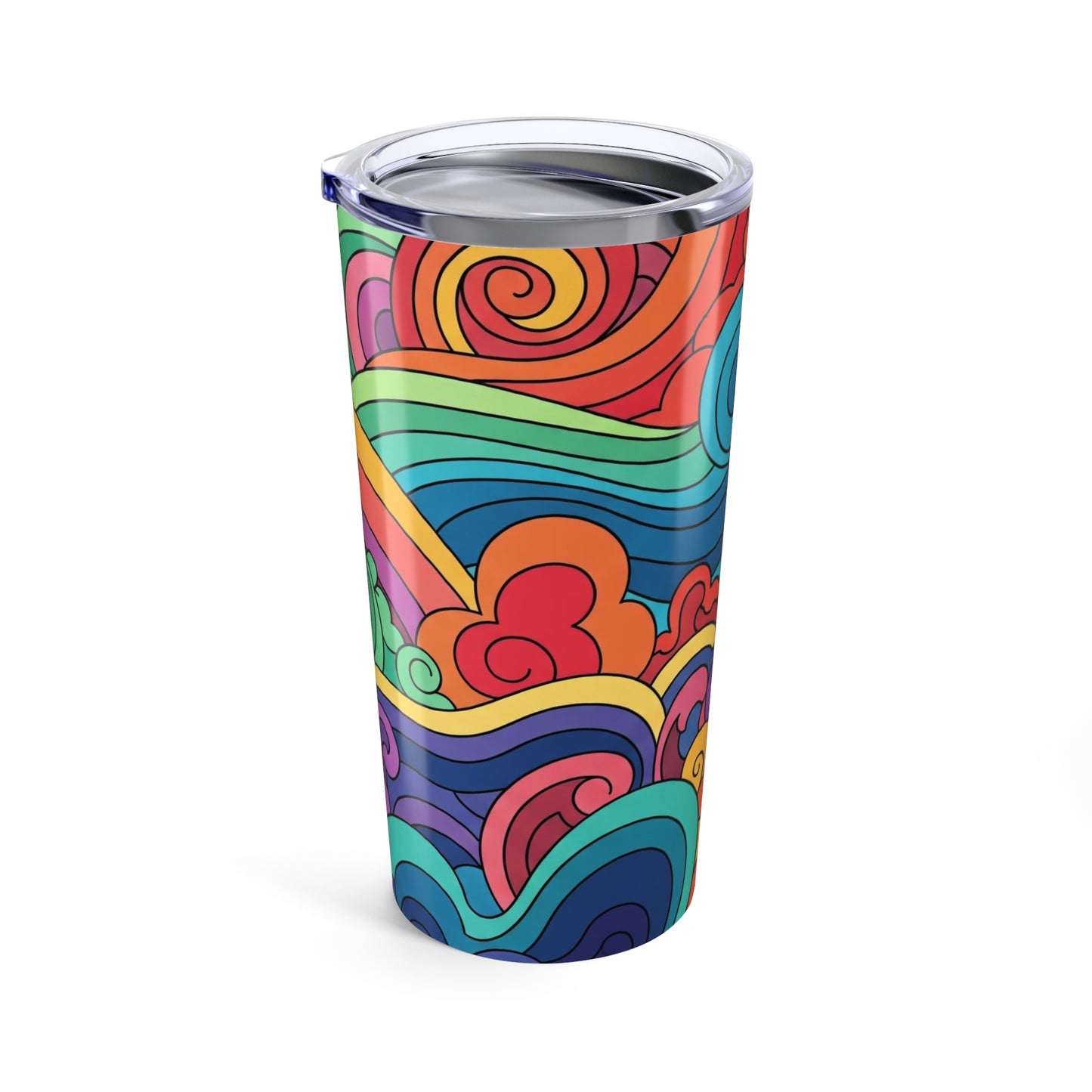 20Oz Stainless Steel Travel Mug With Double Wall Vacuum Insulation Leak Proof Durable Beverages Tumbler Dishwasher