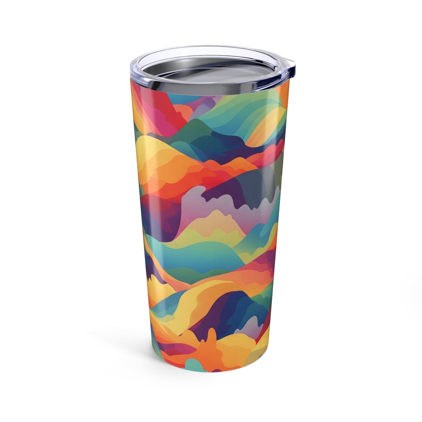 20oz Stainless Steel Tumbler With Double Wall Vacuum Insulation Spill Resistant BPA Free Printed Travel Coffee Mug