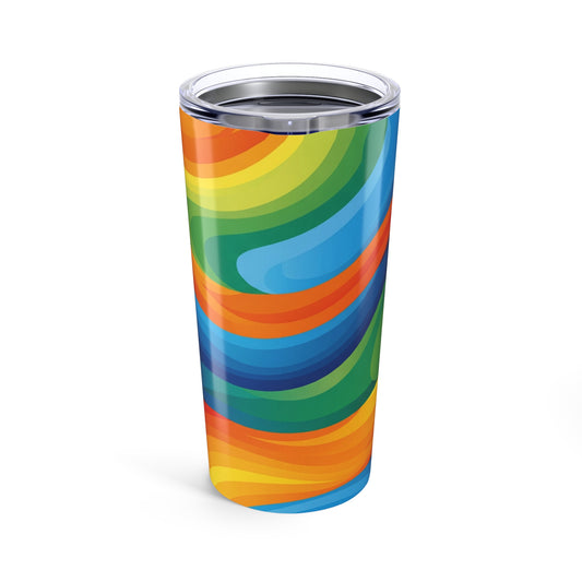 20oz Stainless Steel Tumbler With Double Wall Vacuum Insulation Spill Resistant Durable For Hot Or Cold Beverages