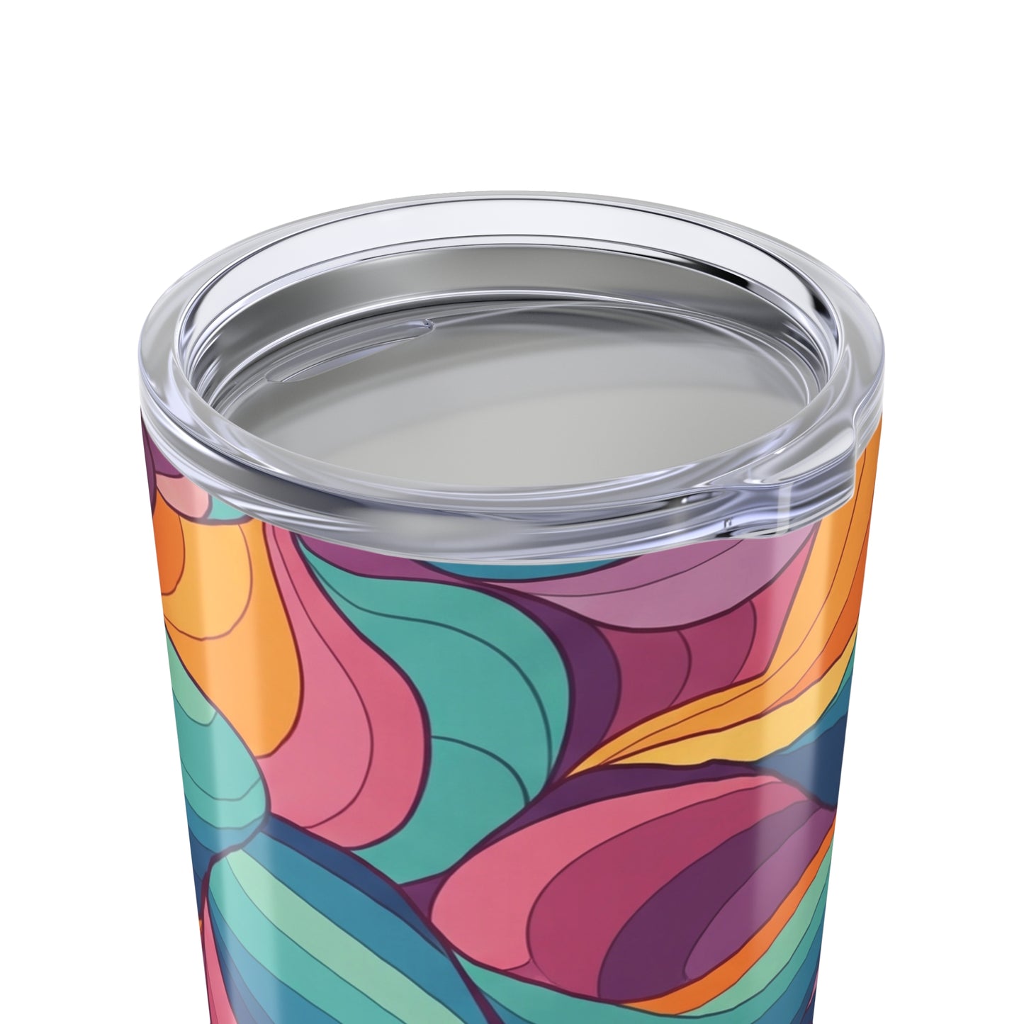 Twenty Ounce Stainless Steel Tumbler With Double Wall Vacuum Insulation Leak Proof Travel Mug For Hot And Cold