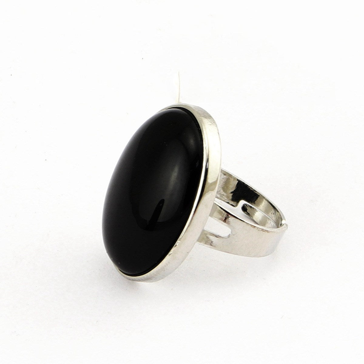 Pink Crystal Ring Unisex Oval Geometric Engagement Gift