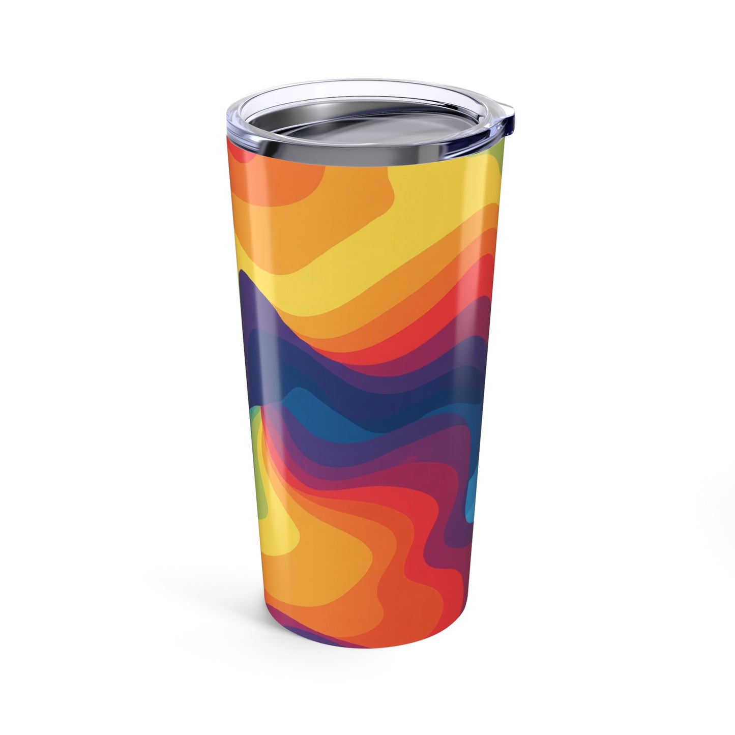 Twenty Ounce Steel Travel Mug With Double Wall Vacuum Insulation Leak Proof For Hot Or Cold Beverages Printed