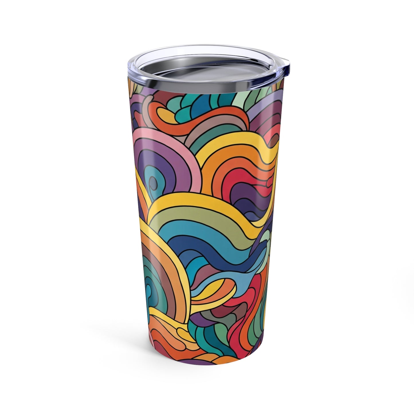 20oz Stainless Steel Travel Mug With Double Wall Vacuum Insulation Keeps Drinks Hot Or Cold Leak Proof Durable Cup