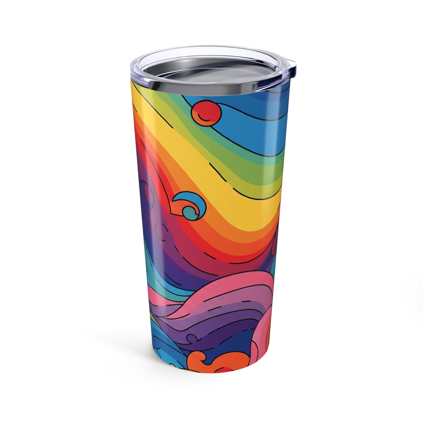 20oz Stainless Steel Travel Mug With Double Wall Vacuum Insulation Keeps Hot Or Cold Drinks Spill Resistant Durable