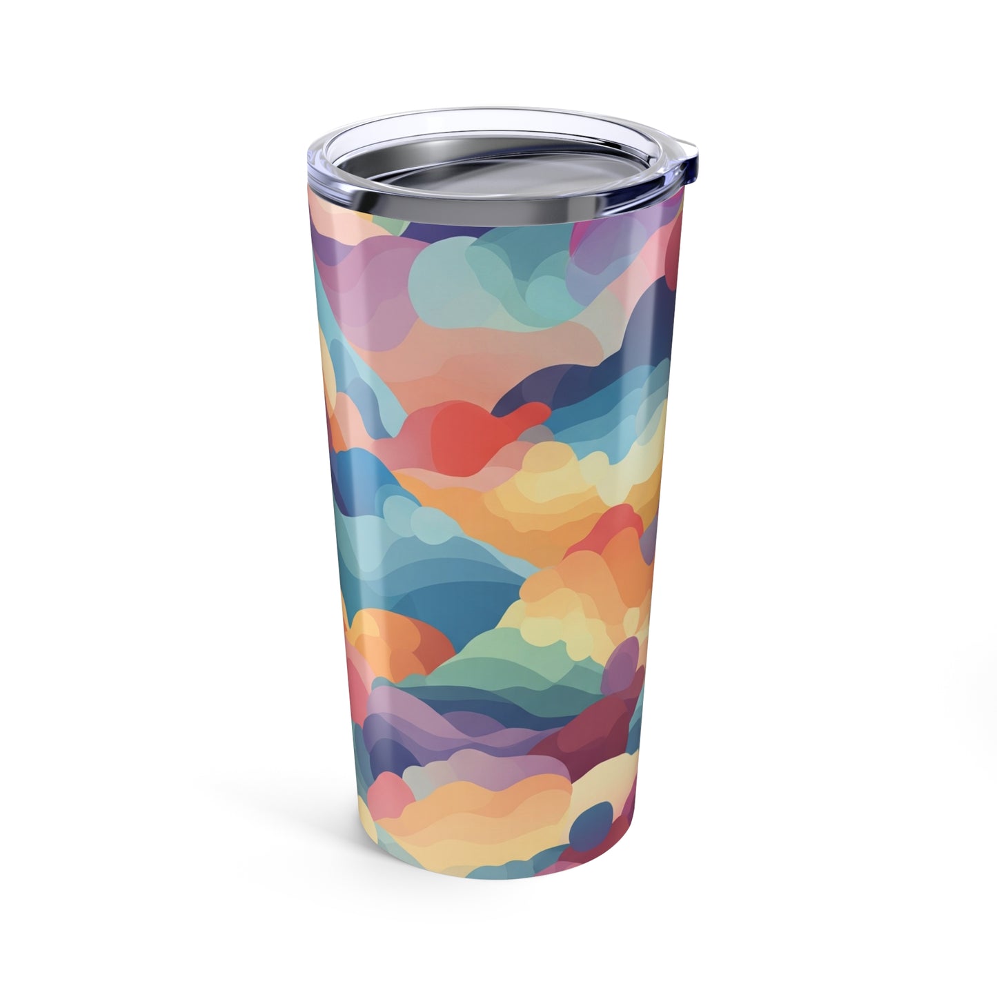 20oz Stainless Steel Printed Tumbler With Double Wall Vacuum Insulation Leak Proof Durable Hot Cold Travel Mug