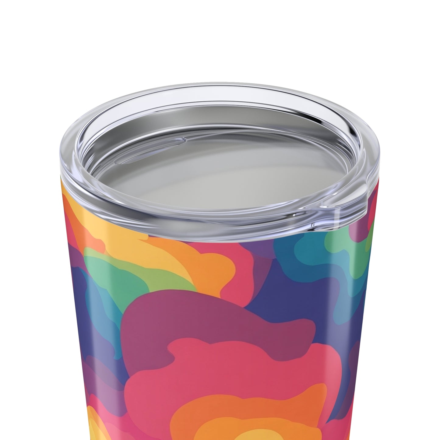 20 Ounce Steel Travel Mug With Printed Design Vacuum Insulated Leak Proof Spill Resistant Hot Cold Drink Container