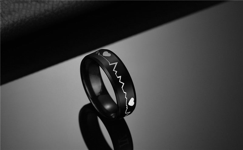 Stainless Steel Unisex Ring Simple Everyday Wear Gift