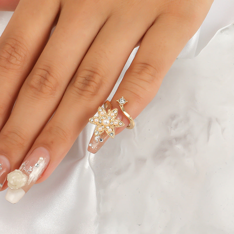 Womens Geometric Alloy Ring Set Knuckle Rings Electroplated Fashion Jewelry European Style Accessories And More