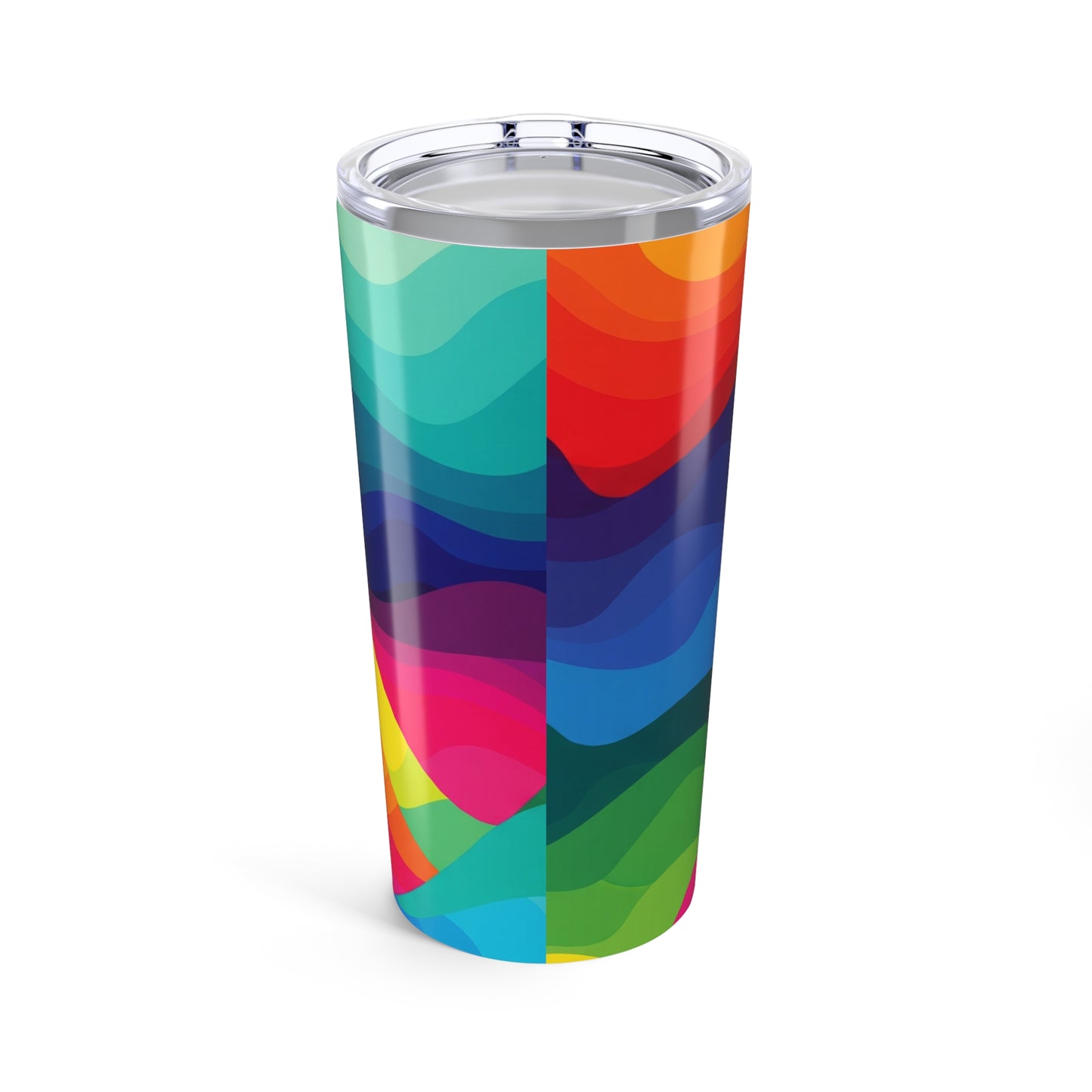 20 Oz Metal Travel Mug With Vacuum Insulation Leak Proof Lid BPA Free Printed Beverage Container For Hot And Cold