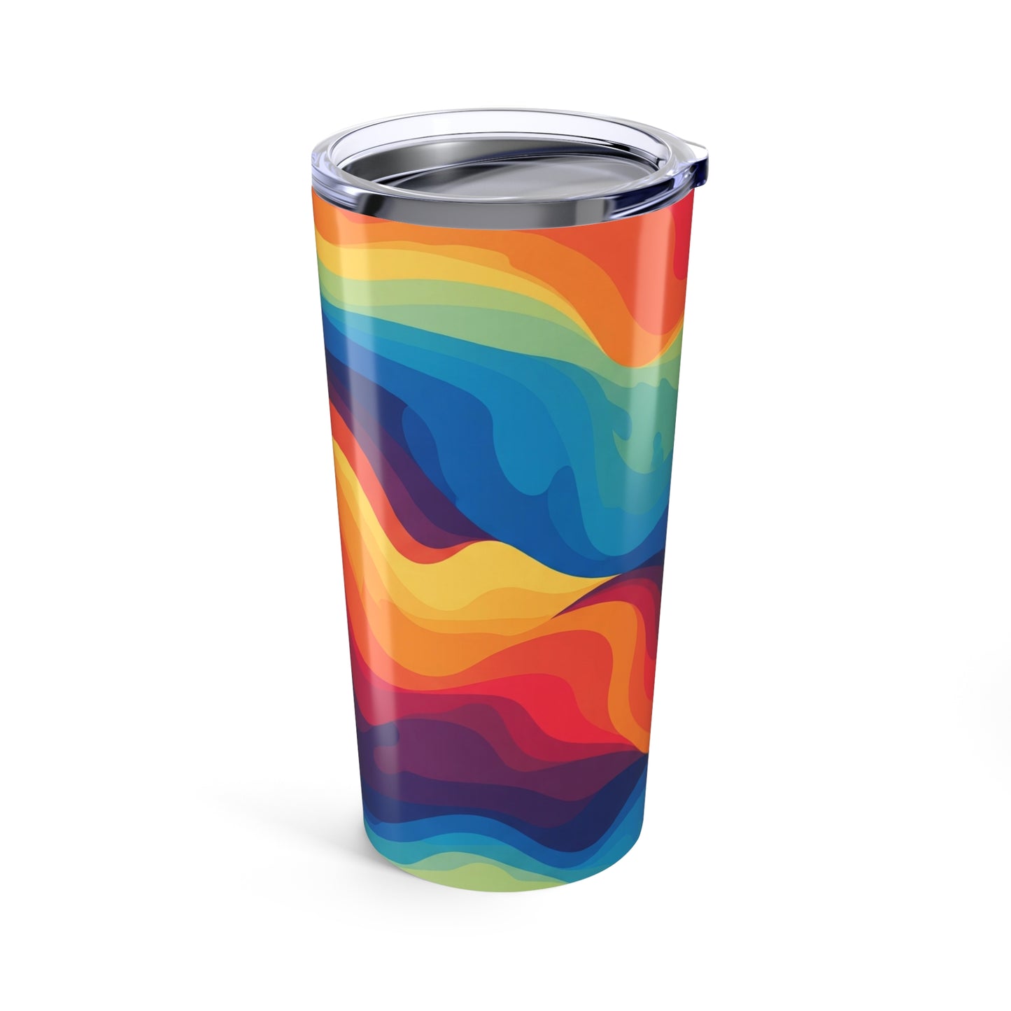 20 Ounce Vacuum Insulated Metal Cup With Leak Proof Spill Resistant Design For Hot Or Cold Beverages Printed