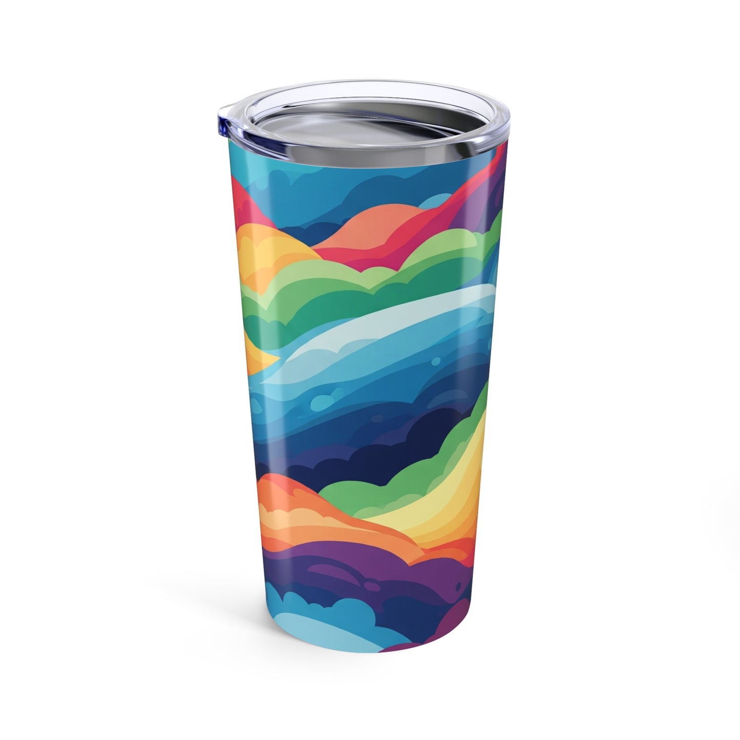 20oz Stainless Steel Travel Mug With Design Double Wall Vacuum Insulated Spill Resistant Durable Beverage Container