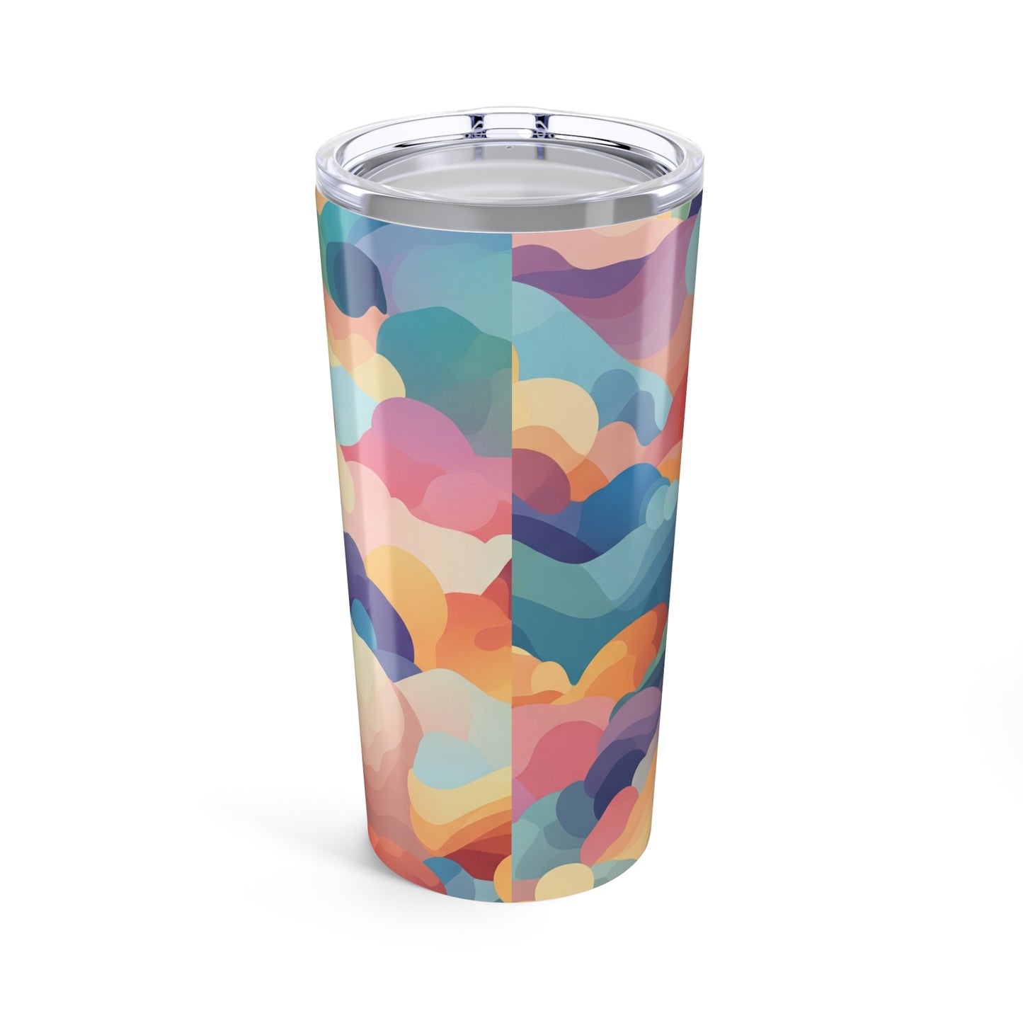 20oz Stainless Steel Printed Tumbler With Double Wall Vacuum Insulation Leak Proof Durable Hot Cold Travel Mug