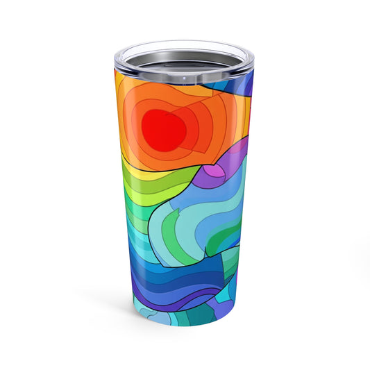 20oz Stainless Steel Travel Mug With Double Wall Vacuum Insulation Leak Proof Lid Durable Hot Cold Beverage Tumbler