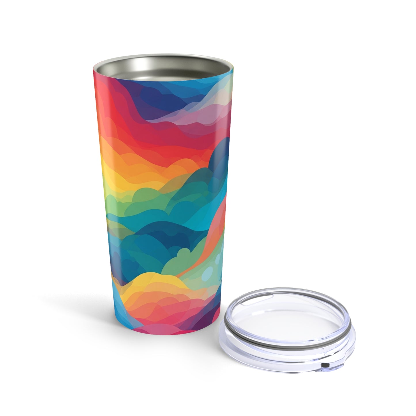 20oz Printed Stainless Steel Tumbler With Double Wall Vacuum Insulation Spill Resistant Lid And Dishwasher Safe