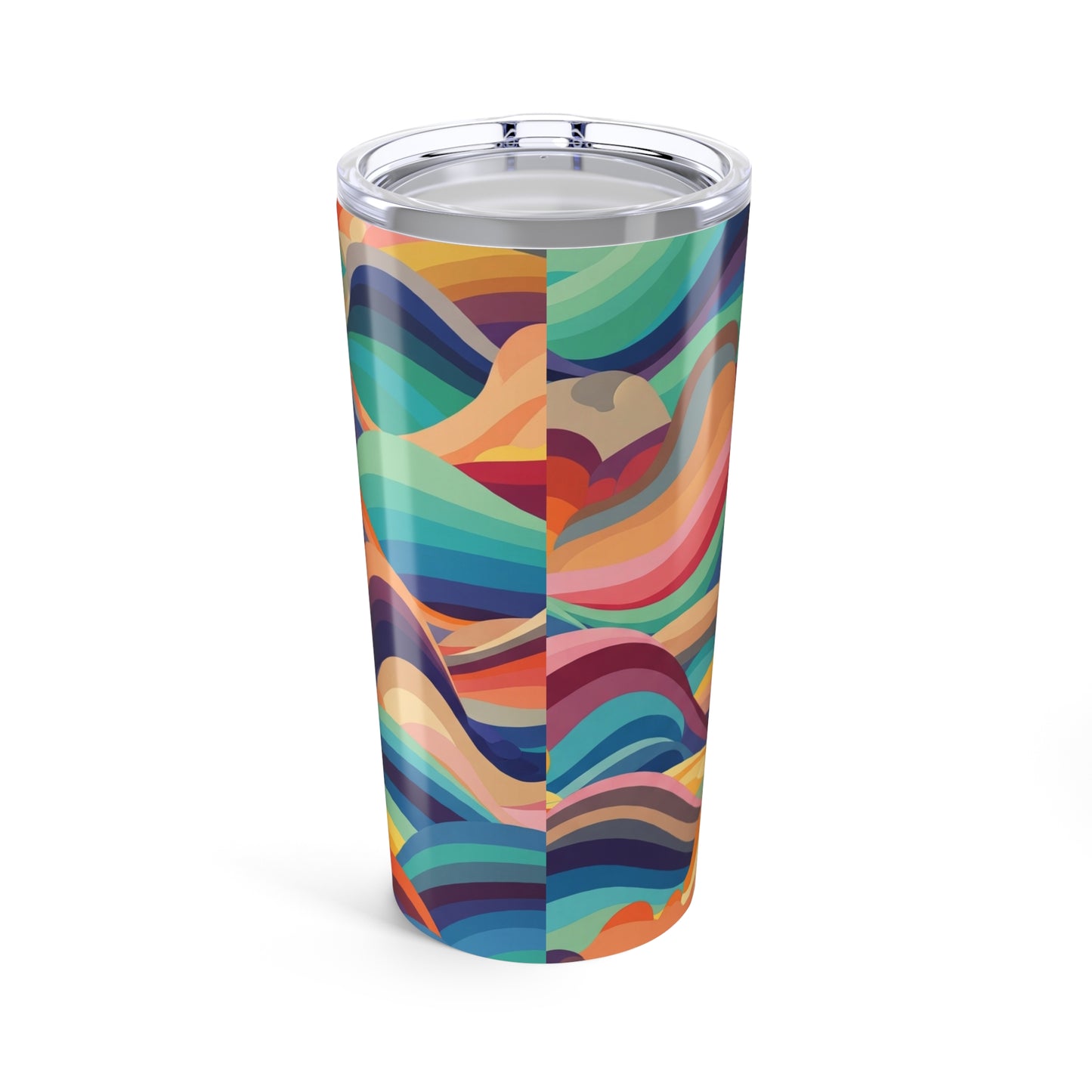 20oz Stainless Steel Tumbler With Double Wall Vacuum Insulated Design Vibrant Print Spill Resistant And Dishwasher