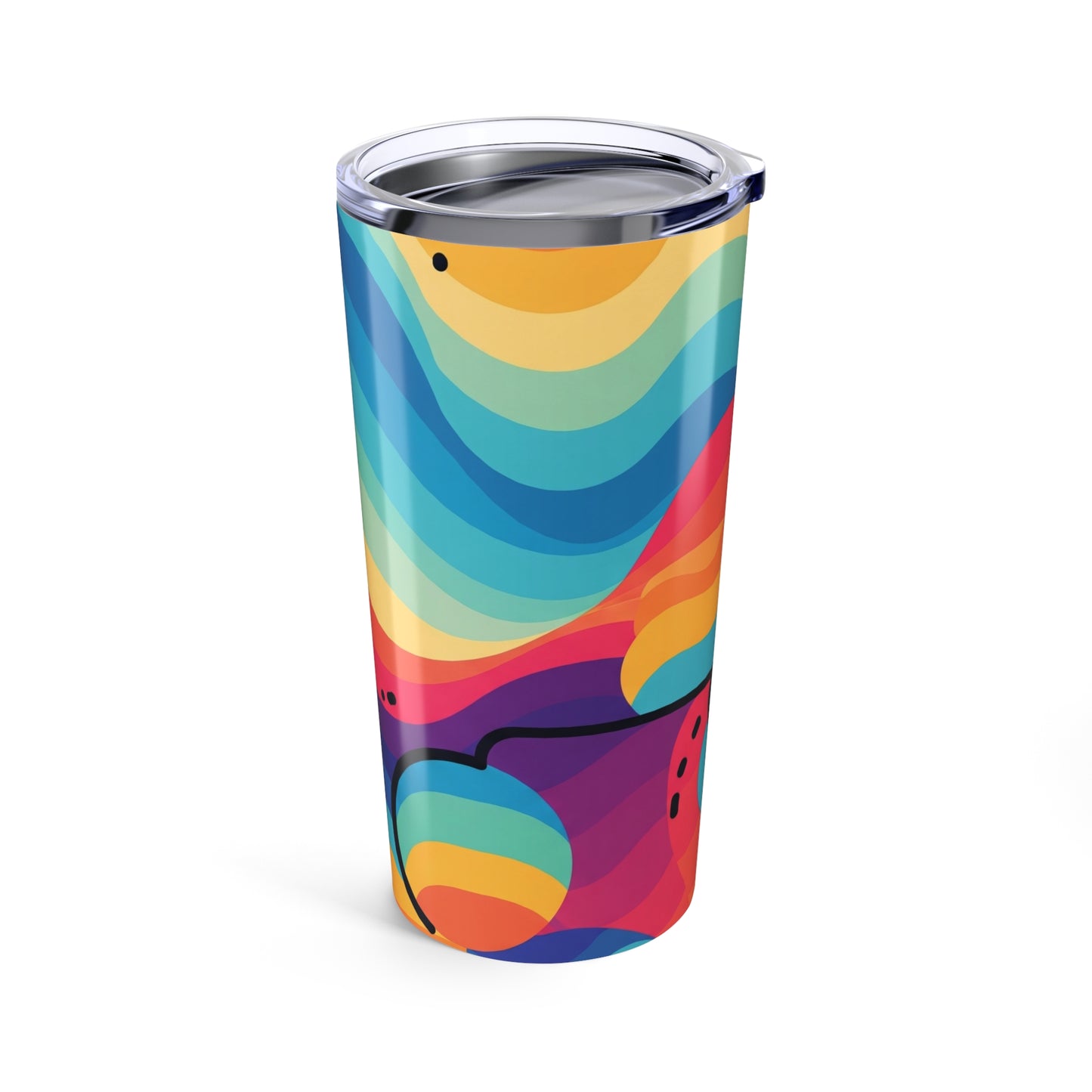 20oz Stainless Steel Tumbler With Double Wall Vacuum Insulation Travel Mug Printed Durable Coffee Cup Drinkware
