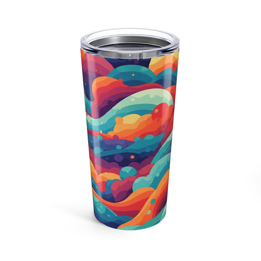 20oz Stainless Steel Tumbler With Double Wall Vacuum Insulation Spill Resistant Durable For Hot And Cold Beverages