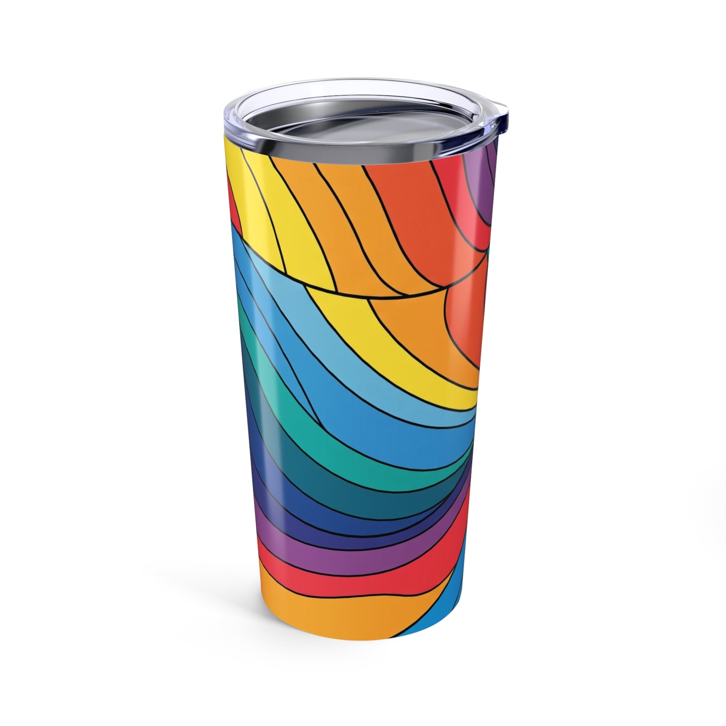 20oz Stainless Steel Travel Mug With Printed Design Double Wall Vacuum Insulation Spillproof Hot Cold Dishwasher