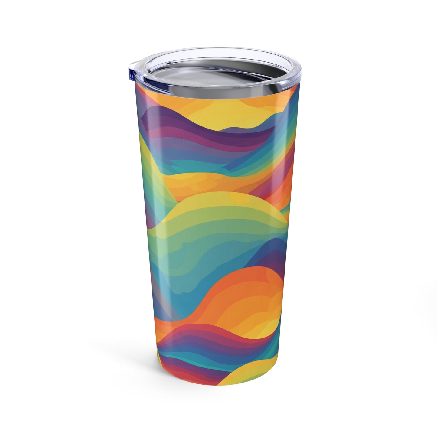 20 Oz Stainless Steel Printed Travel Mug With Double Wall Vacuum Insulation Spill Resistant Lid Dishwasher Safe