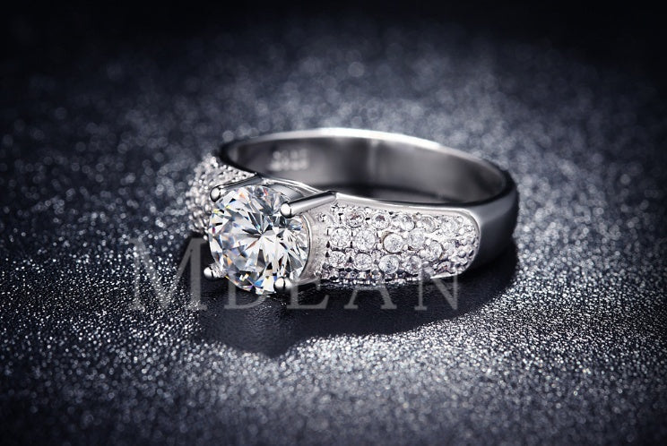 Copper Vintage Ring With Rose And White Gold Plating Geometric Design Sizes 5 To 10 EverydayLook Everyday Glam