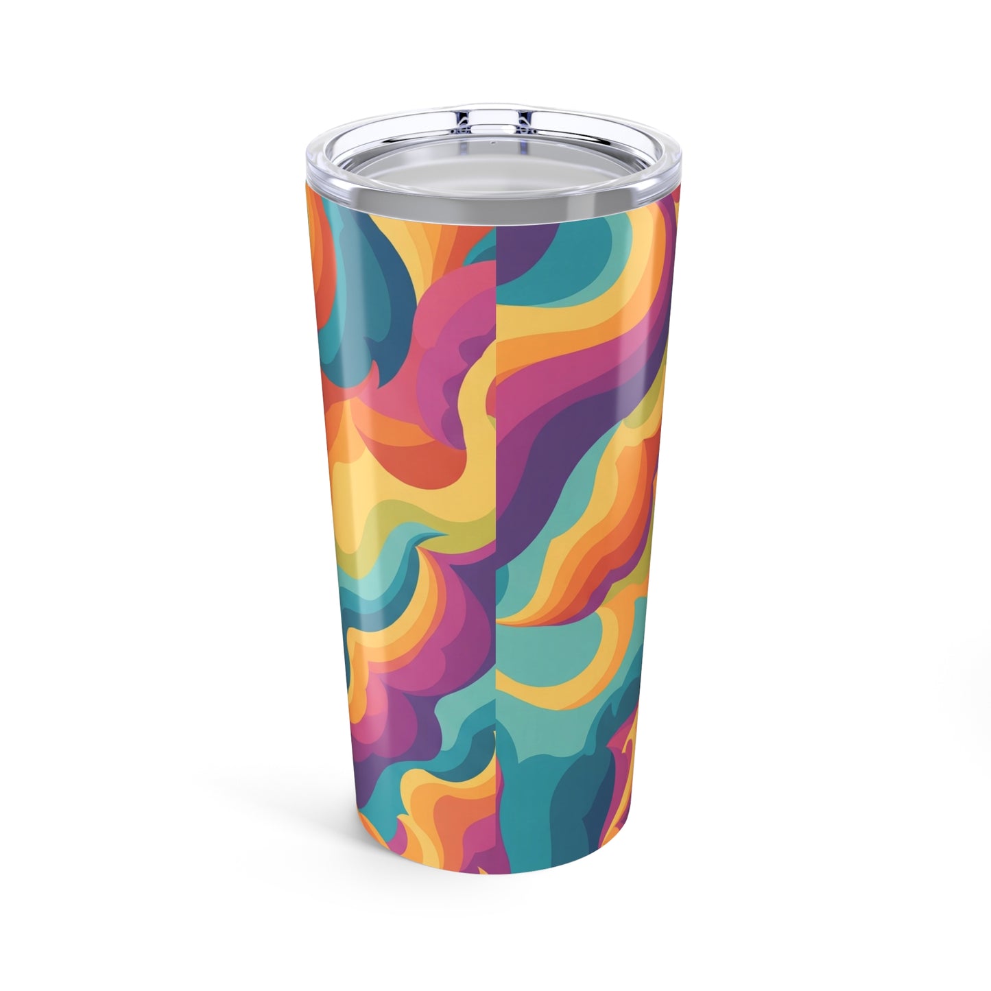 20oz Stainless Steel Tumbler With Double Wall Vacuum Insulation For Hot Or Cold Beverages Spill Resistant Travel