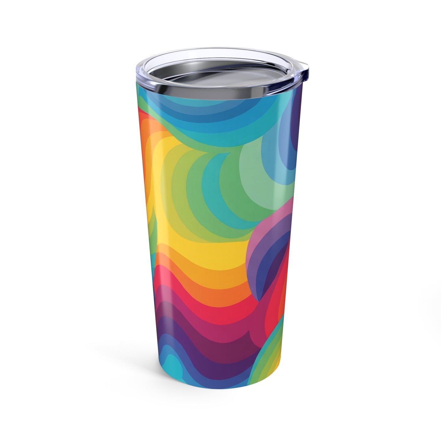 20oz Stainless Steel Tumbler With Double Wall Vacuum Insulation Leak Proof Printed Design For Hot And Cold