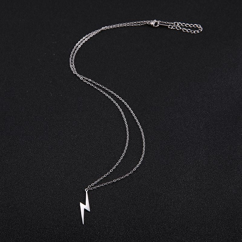 Women Titanium Lightning Bolt Bracelet Radiation Protection