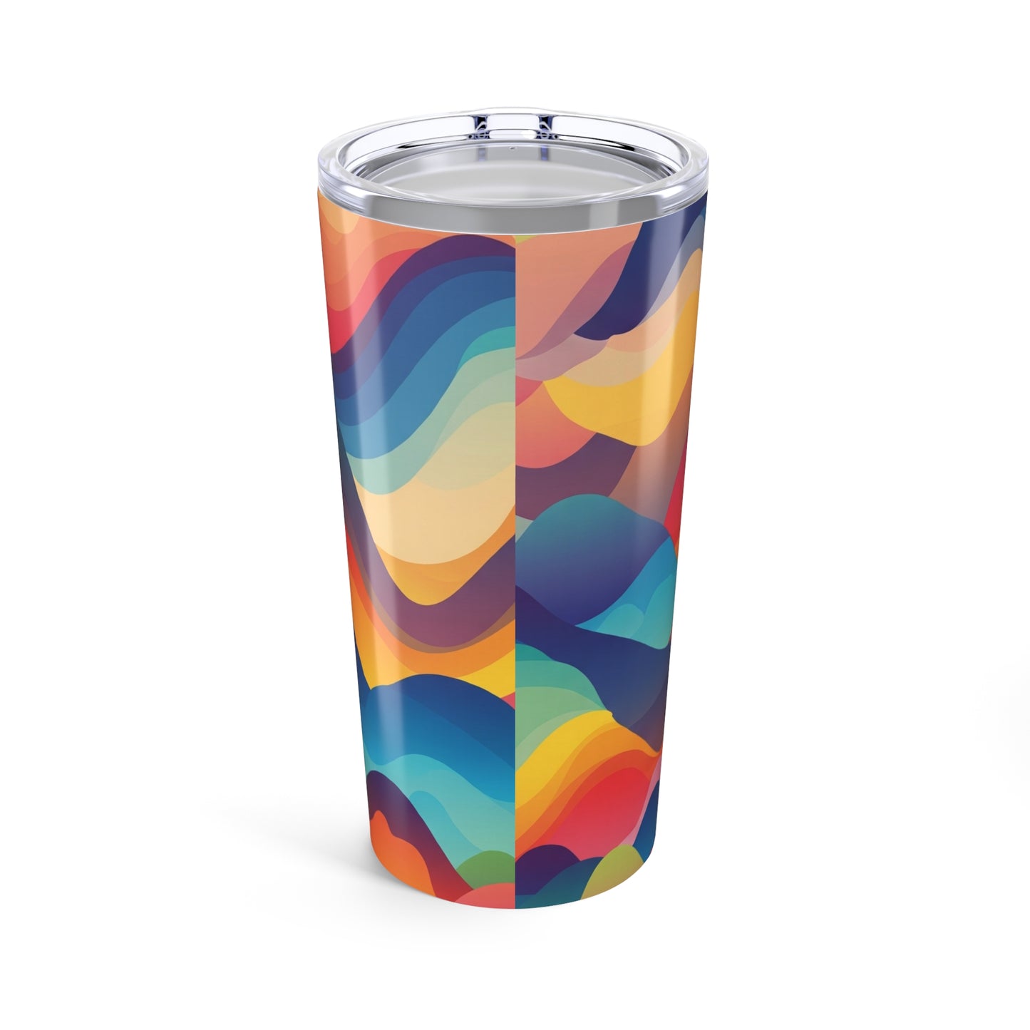 20oz Stainless Steel Tumbler Double Wall Vacuum Insulated Travel Mug Printed Design Leak Proof Coffee Cup With Lid
