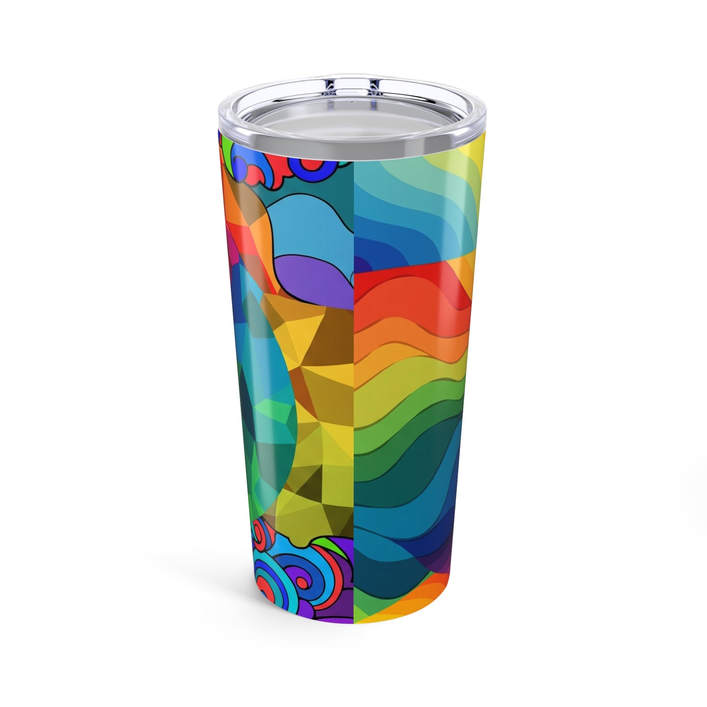 20oz Stainless Steel Printed Tumbler With Double Wall Insulation Spill Resistant Coffee Mug For Hot And Cold Drinks